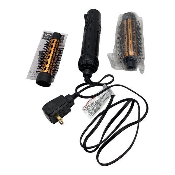 Conair 2-in-1 Hot Air Curling Combo, Includes 1.5-inch Curl Brush and 1-inch Alu - Picture 1 of 7